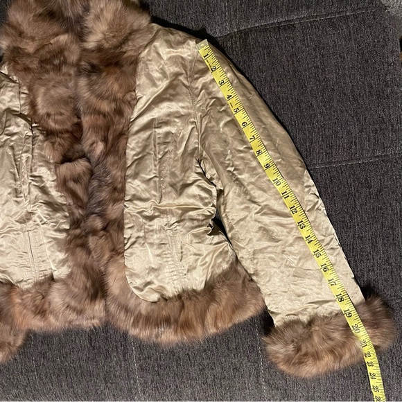 Brand New Reversible Golden Sable Fur Jacket made in Italy - Picture 16 of 16